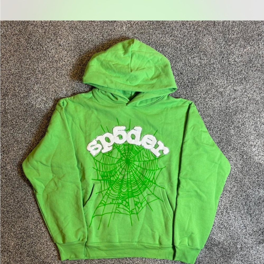 Green Spider Graphic Hoodie